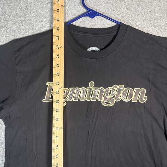 Remington T Shirt Men’s Size L Patriotic USA Grunge Guns Firearms Logo Hunting - Picture 5 of 12